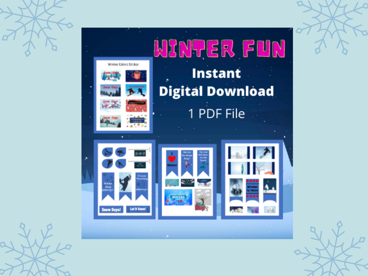 Bible Verse Winter Themed Digital Sticker Pack
